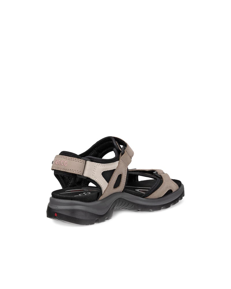 ECCO Women's Yucatan outdoor offroad hiking sandal, Atmosphere/Ice White/Black, 8 M US - Image 3